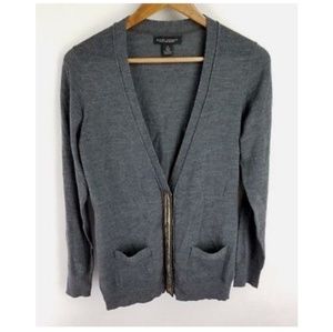 Banana Republic Cardigan Sweater Gray Medium